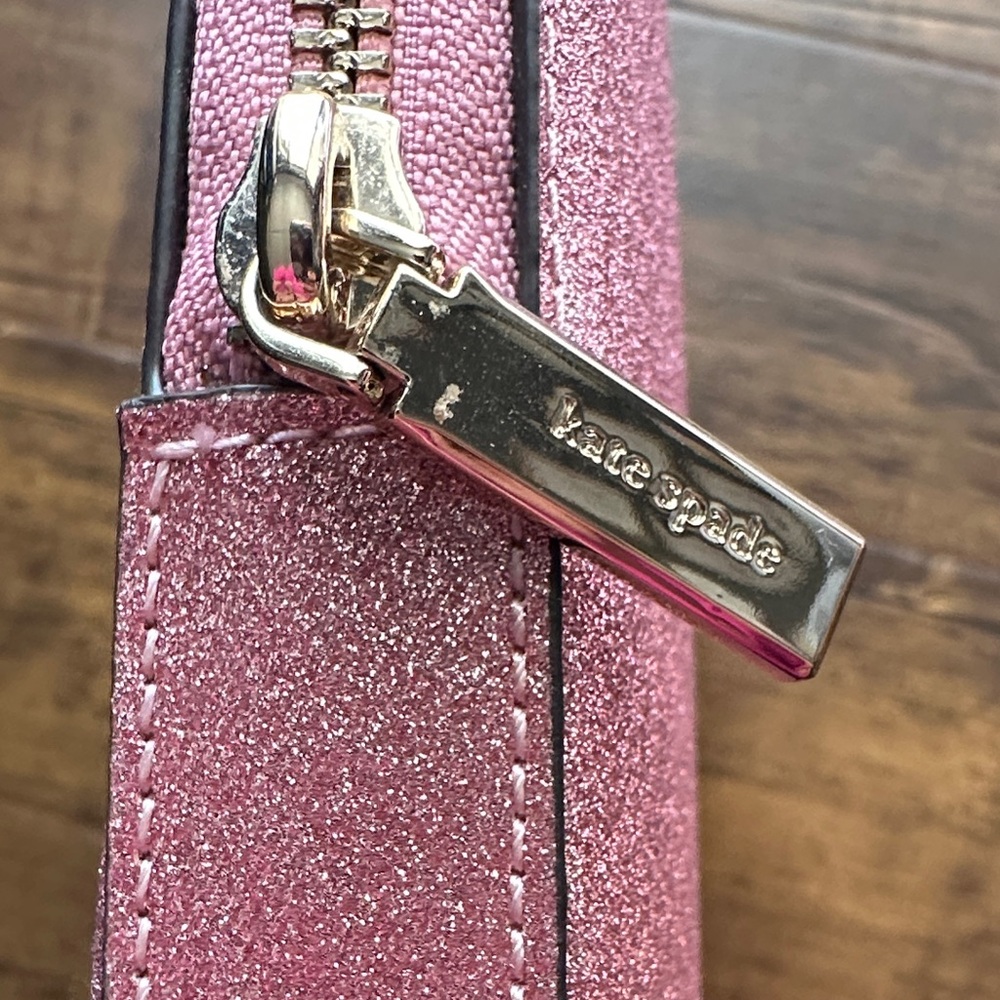 Kate Spade Glittery Pink Laptop 💻 Sleeve - Picture 7 of 11